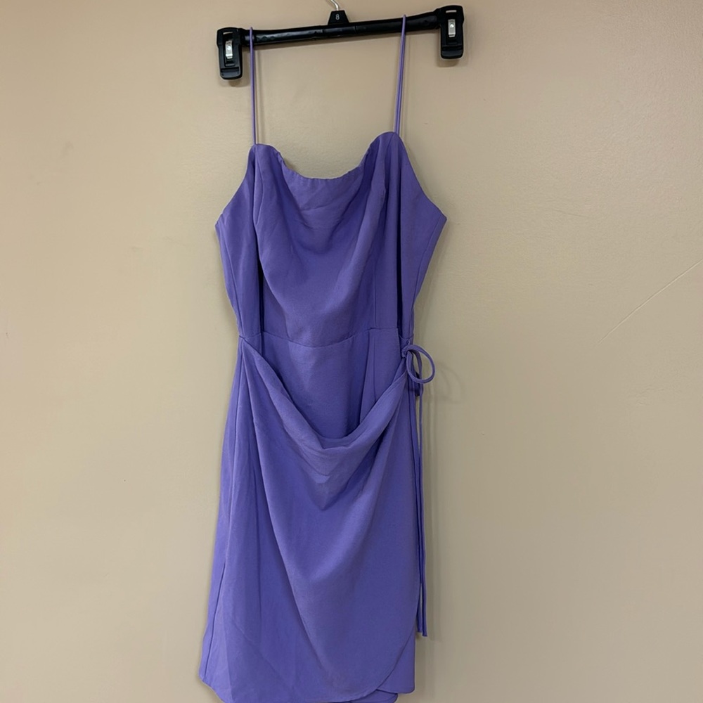 Made with Love Blue Plush mini dress size L